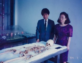 대한민국 시신 기증 1호(기증자 : 박동호 옹) 서울대학교 의과대학 해부학 교실에 영구보존 중